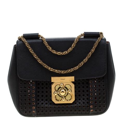 chloe elsie bag black|chloe make up bag.